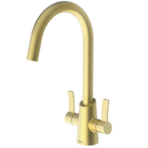 Additional image for Easyfit Mixer Kitchen Tap (Brushed Brass).