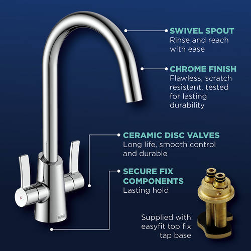 Additional image for Easyfit Mixer Kitchen Tap (Chrome).