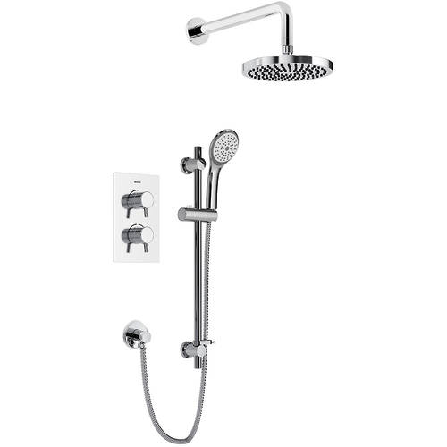 Additional image for Thermostatic Shower Pack With Slide Rail Kit (Chrome).