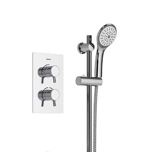 Additional image for Thermostatic Shower Pack With Slide Rail Kit (Chrome).
