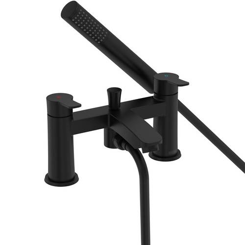 Additional image for Bath Shower Mixer Tap With Kit (Black).
