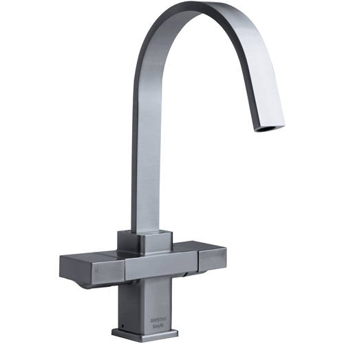 Additional image for Chocolate Easy Fit Mixer Kitchen Tap (Brushed Nickel).