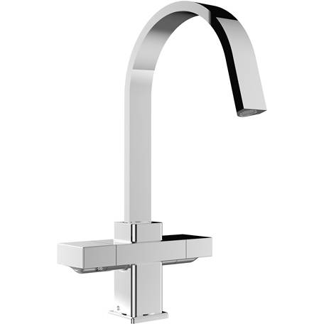 Additional image for Chocolate Easy Fit Mixer Kitchen Tap (Chrome).