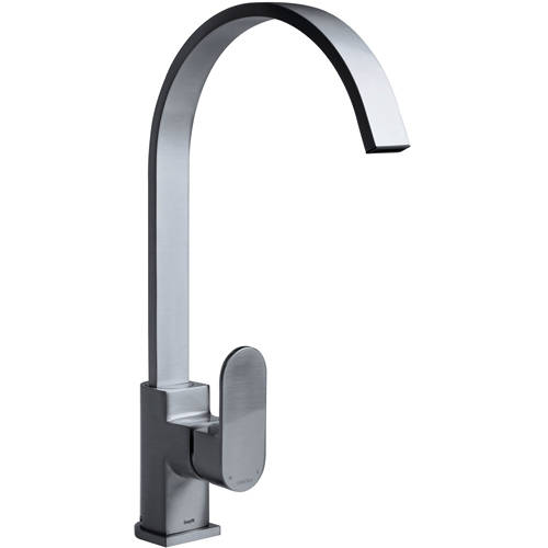Additional image for Cherry Easy Fit Mixer Kitchen Tap (Brushed Nickel).