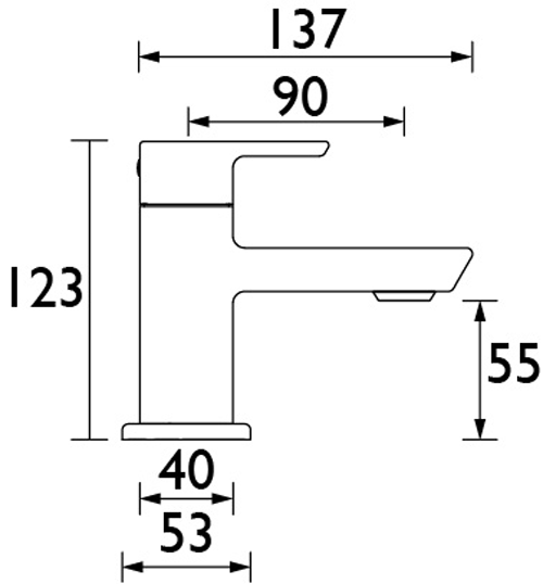 Additional image for Bath Taps (Pair, Black).