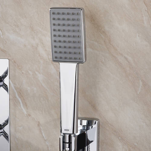Additional image for Shower Pack With Fixed Head & Kit (Chrome).