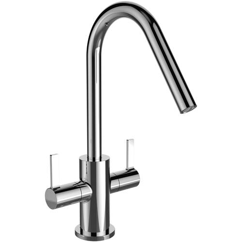 Additional image for Cashew Easy Fit Mixer Kitchen Tap (Chrome).