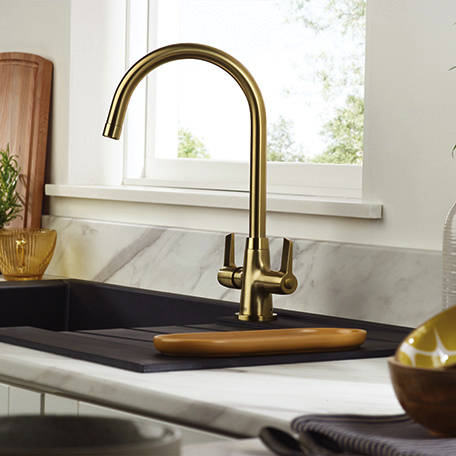 Additional image for Echo Easy Fit Mixer Kitchen Tap (Brushed Brass).