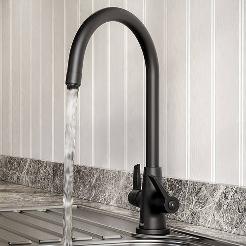 Additional image for Echo Easy Fit Mixer Kitchen Tap (Matt Black).