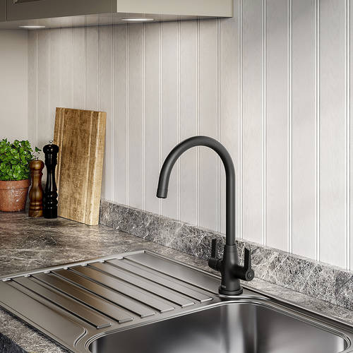 Additional image for Echo Easy Fit Mixer Kitchen Tap (Matt Black).