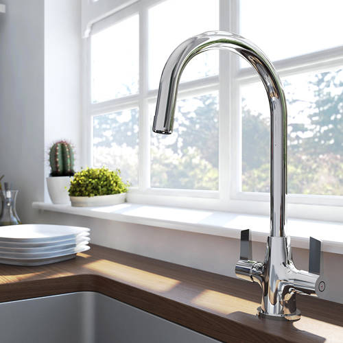 Additional image for Echo Easy Fit Mixer Kitchen Tap (Chrome).