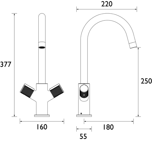 Additional image for Easyfit Mixer Kitchen Tap (Chrome).