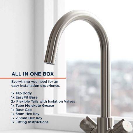 Additional image for Easyfit Mixer Kitchen Tap (Stainless Steel).