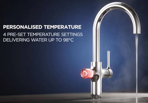 Additional image for 4 In 1 Instant Boiling Water Kitchen Tap (Chrome).