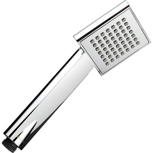 Additional image for Square Single Function Shower Handset (Chrome).