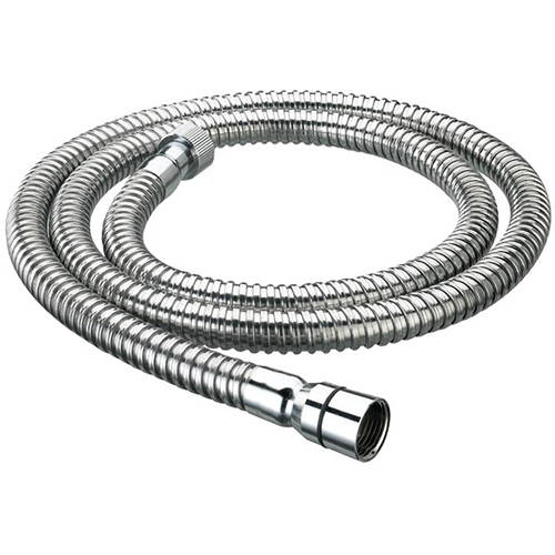 Additional image for Cone To Nut Shower Hose (1.25m, 8mm, Chrome).