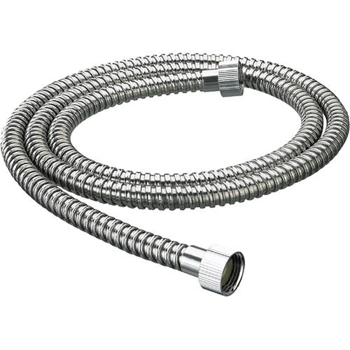 Additional image for Nut To Nut Shower Hose (1.5m, 8mm, Chrome).