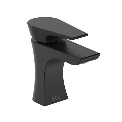 Additional image for Basin Mixer Tap With Clicker Waste (Black).