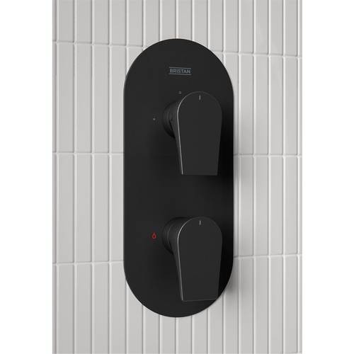 Additional image for Thermostatic Shower Package (Black).
