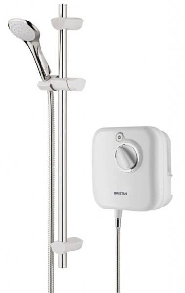 Additional image for 1000 Thermostatic Power Shower In White.