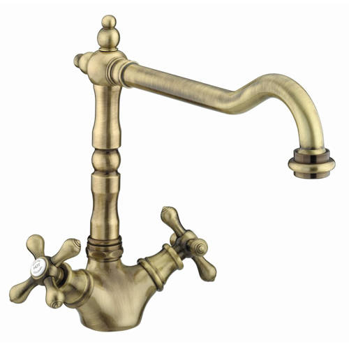 Additional image for Colonial Easy Fit Mixer Kitchen Tap (Antique Bronze).