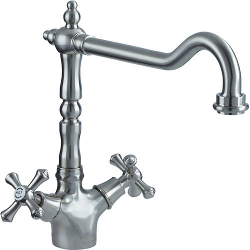 Additional image for Easy Fit Colonial Mixer Kitchen Tap (TAP ONLY, Brushed Nickel).