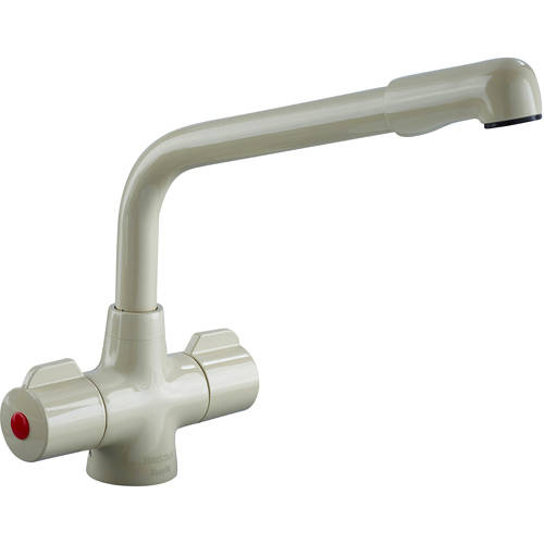 Additional image for Easy Fit Manhattan Mixer Kitchen Tap (TAP ONLY, Beige).