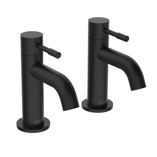 Additional image for Bath Taps (Pair, Black).