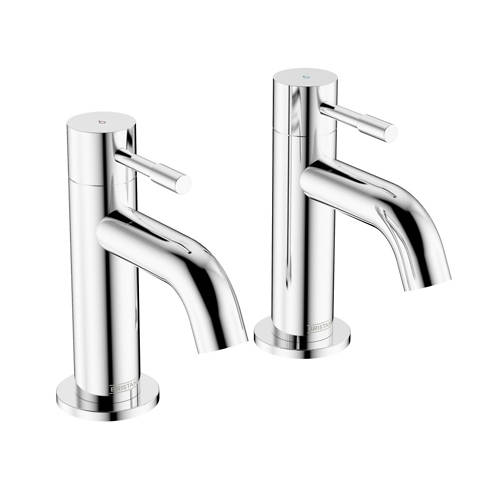 Additional image for Bath Taps (Pair, Chrome).