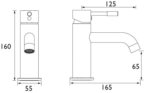 Additional image for Basin Mixer Tap With Clicker Waste (Chrome).