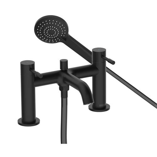 Additional image for Bath Shower Mixer Tap (Black).