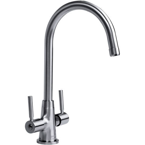 Additional image for Easy Fit Monza Mixer Kitchen Tap (TAP ONLY, Brushed Nickel).