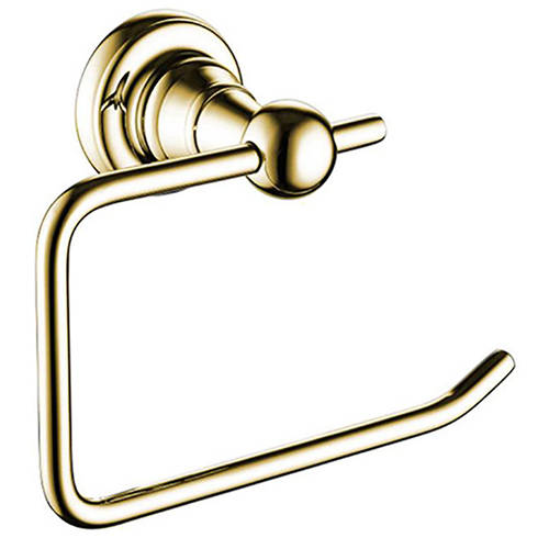 Additional image for Toilet Roll Holder (Gold).