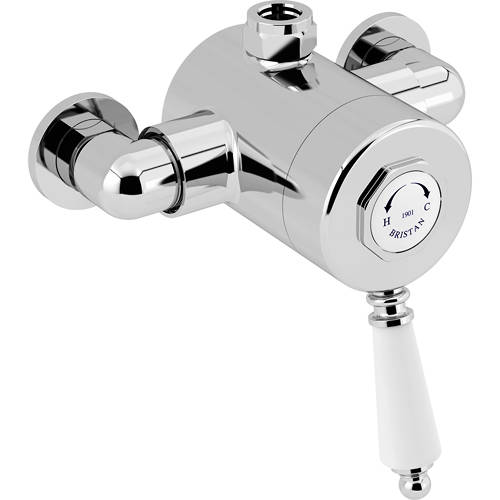 Additional image for Exposed Shower Valve With Single Control (1 Outlet, Chrome).