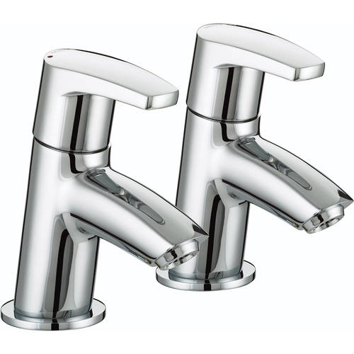 Additional image for Bath Taps (Pair, Chrome).