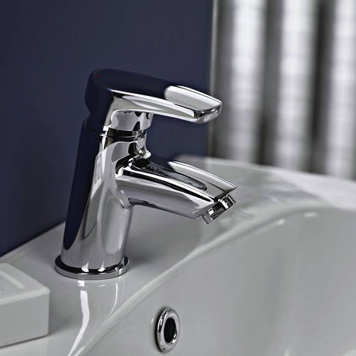 Additional image for Basin Mixer Tap With Clicker Waste (Chrome).