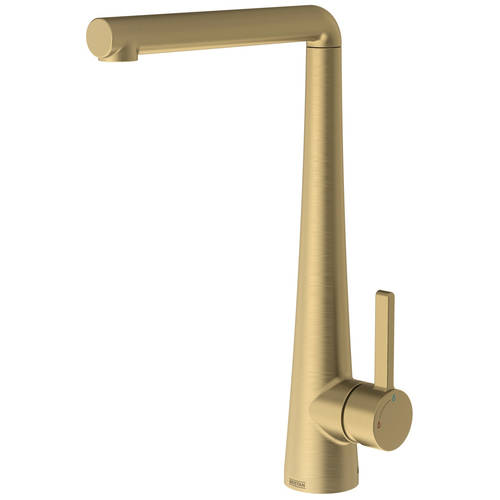Additional image for Easyfit Mixer Kitchen Tap With Eco Start (Brushed Brass).