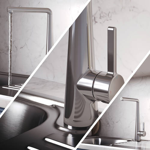 Additional image for Easyfit Mixer Kitchen Tap With Eco Start (Chrome).