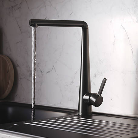 Additional image for Easyfit Mixer Kitchen Tap With Eco Start (Gunmetal).