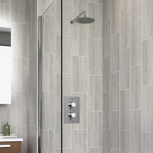 Additional image for Bath & Shower Pack With Round Head & Filler (Chrome).