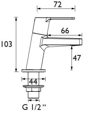 Additional image for Basin Taps (Pair, Chrome).