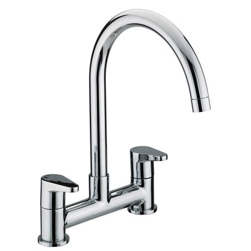 Additional image for Deck Mixer Kitchen Tap (Chrome).