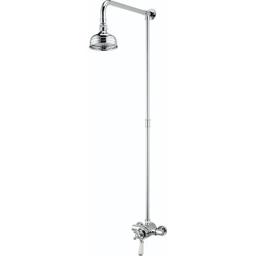 Additional image for Exposed Shower Valve With Rigid Riser Kit (Chrome).