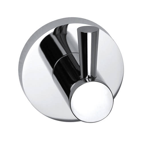 Additional image for Round Robe Hook (Chrome).