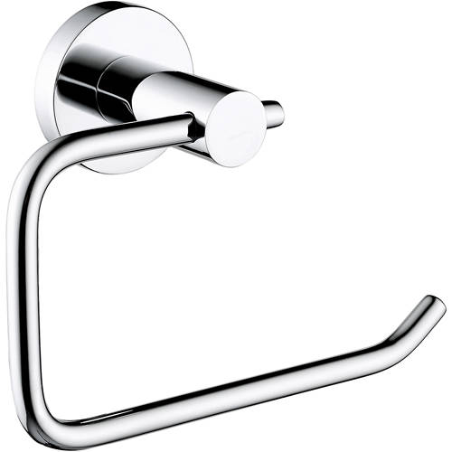 Additional image for Round Toilet Roll Holder (Chrome).
