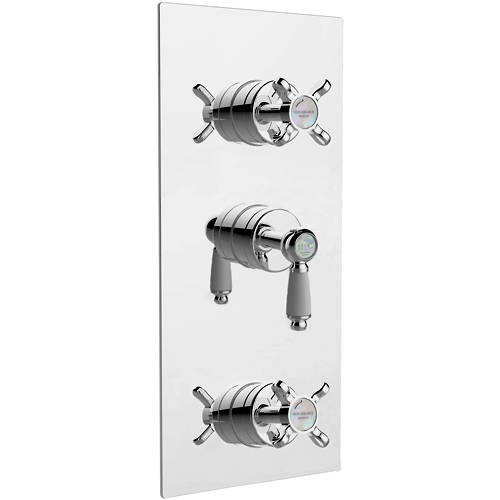 Additional image for Concealed Shower Valve (2 Outlets, Chrome).