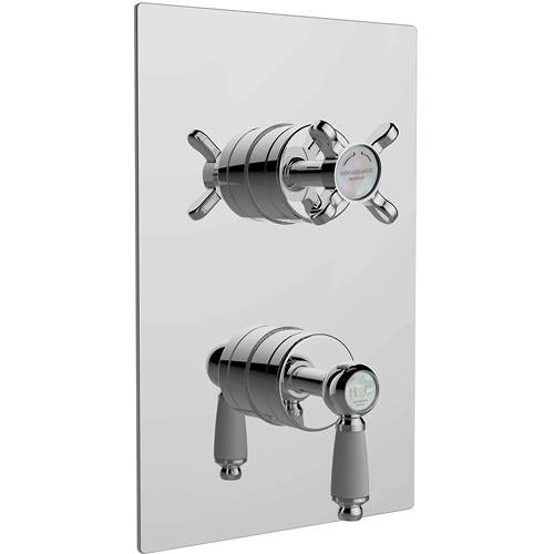 Additional image for Concealed Shower Valve (2 Outlets, Chrome).