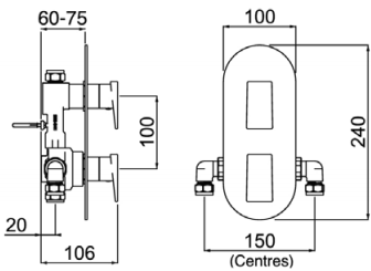 Additional image for Thermostatic Bathroom Shower Pack (Chrome).