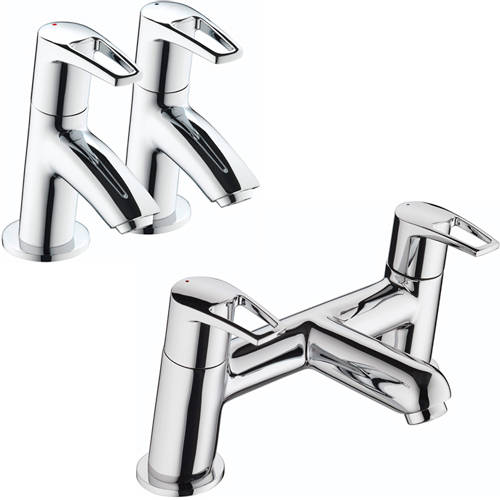 Additional image for Basin Taps & Bath Filler Tap Pack (Chrome).