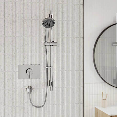 Additional image for Concealed Mini Shower Valve With Slide Rail Kit (Chrome).